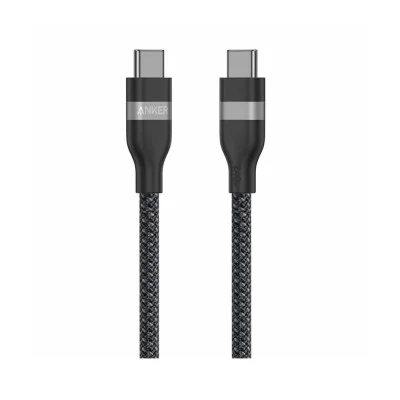 Anker Usb-C To Usb-C Cable 240W (Upcycled-Braided) (0.9M/3Ft) -Black